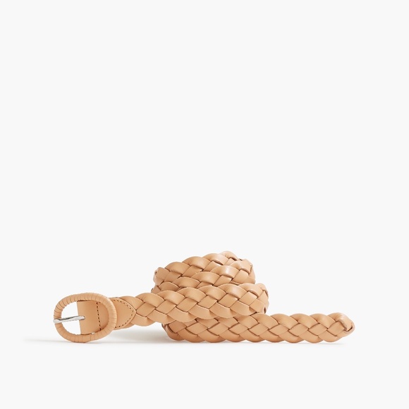 J. Crew Factory Accessories - J.Crew Braided Leather Belt
